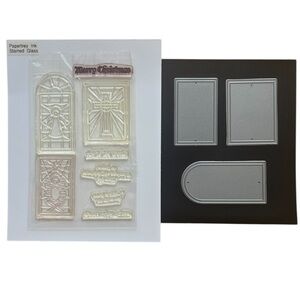 Papertrey Ink Stained Glass Stamp and Die Set